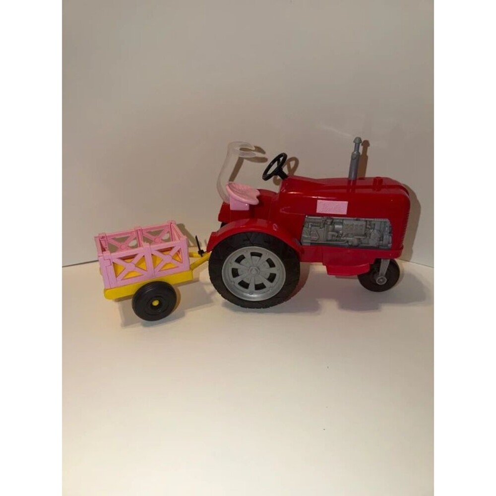Barbie tractor and trailer